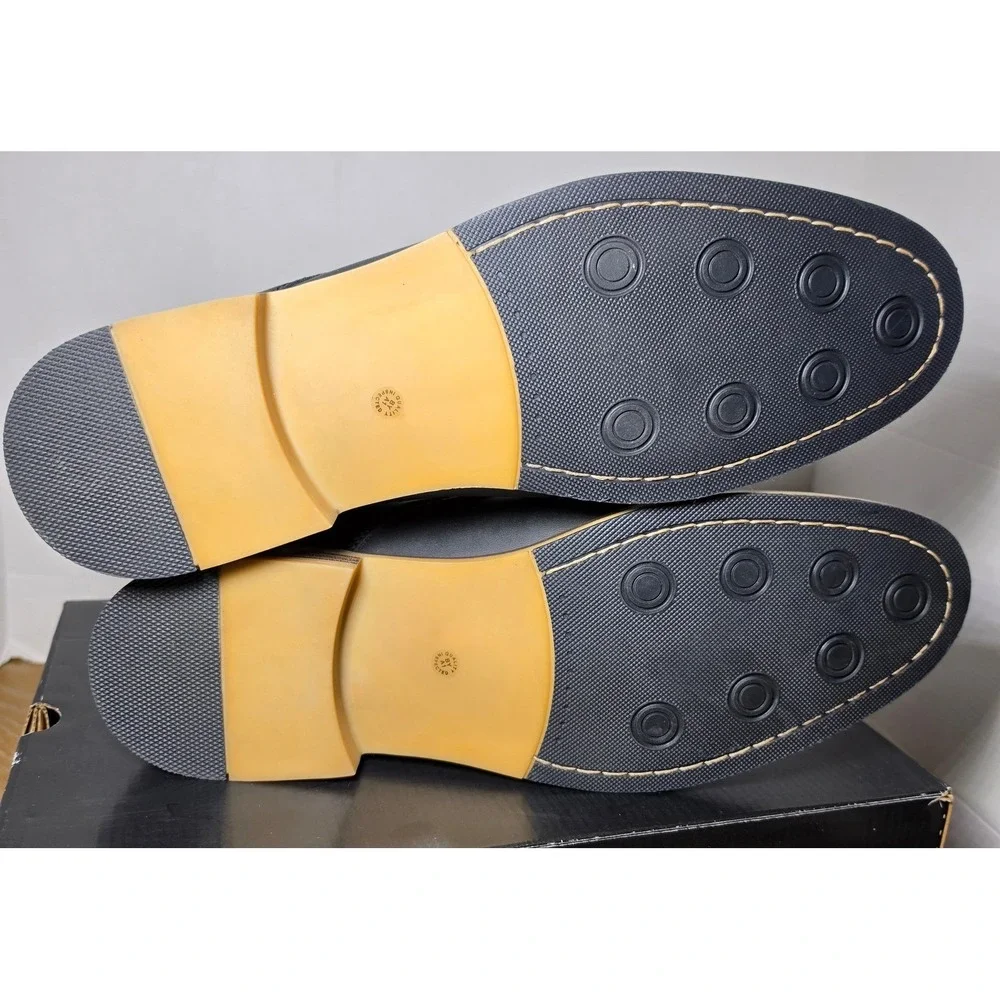 J. Ferrar Farlow Mens Black Dress Oxford Shoes Memory Foam Size 13M JF Farlow